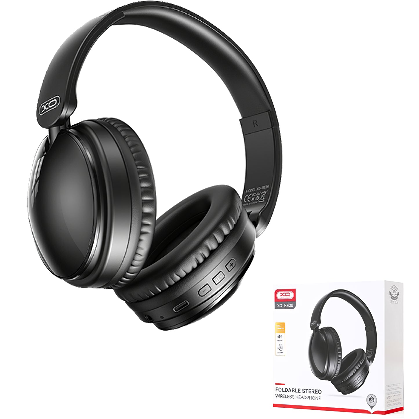 Handsfree Bluetooth XO Design BE36, A2DP, Negru