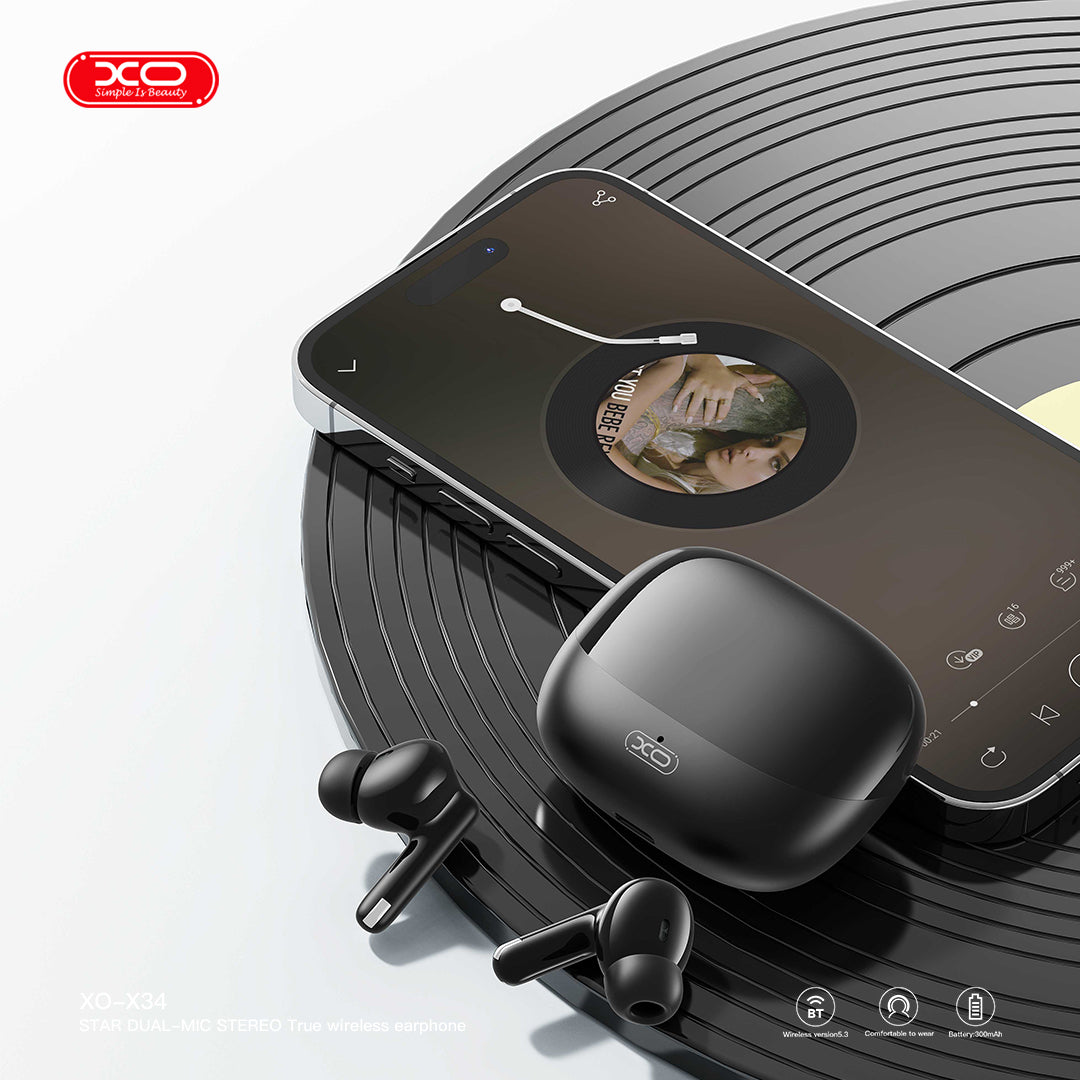 Handsfree Bluetooth XO Design X34, TWS, Negru