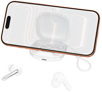 Handsfree Bluetooth XO Design G53, TWS, ANC, Alb