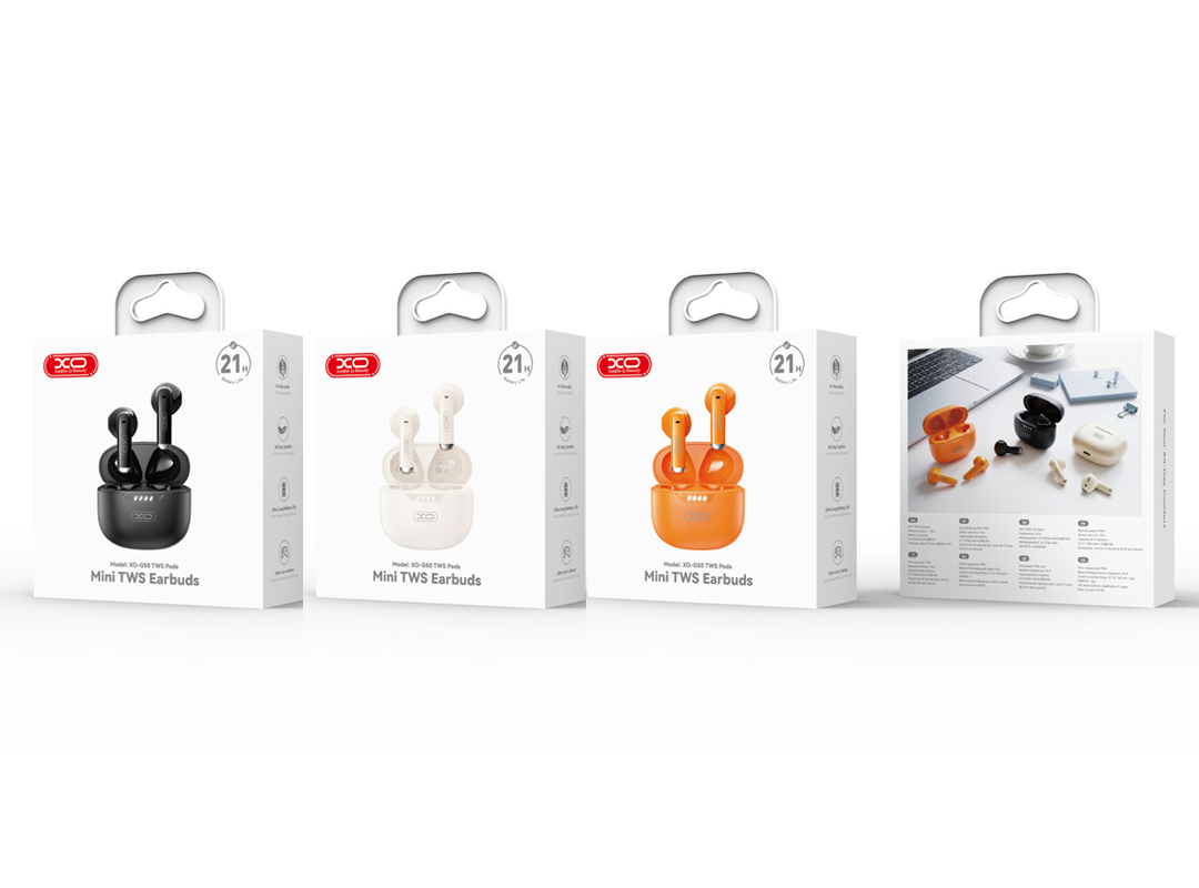Handsfree Bluetooth XO Design G50, TWS, Bej