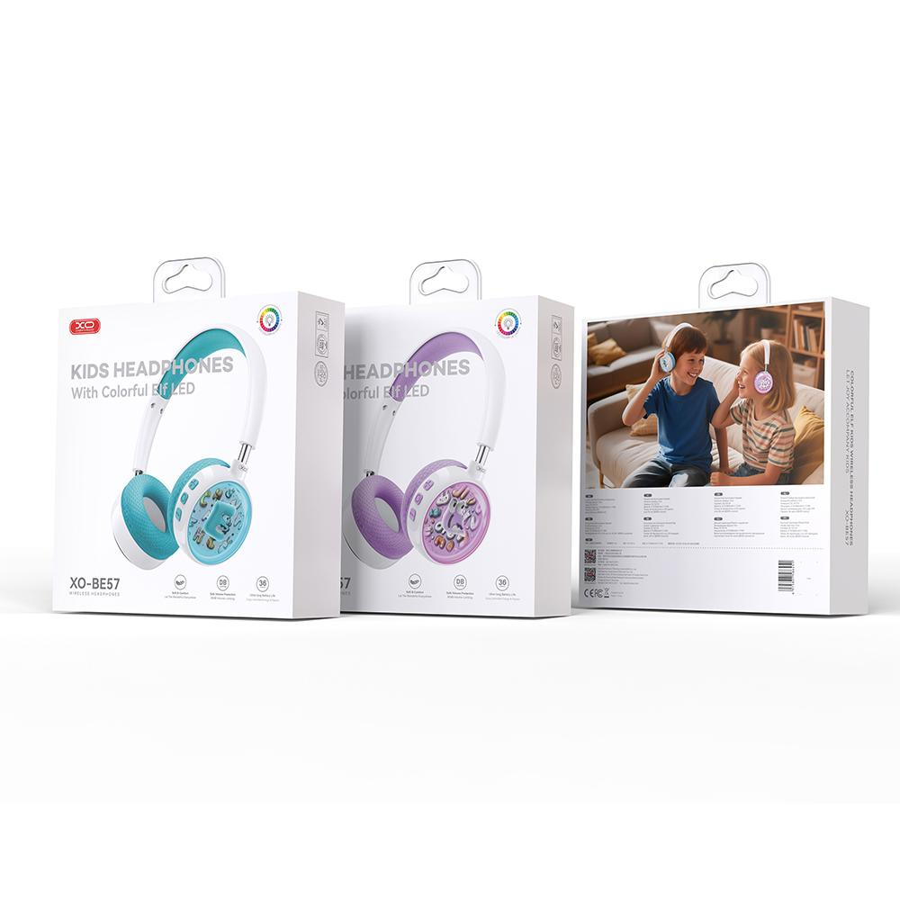 Handsfree Bluetooth XO Design BE57 Cartoon Kids, A2DP, Albastru
