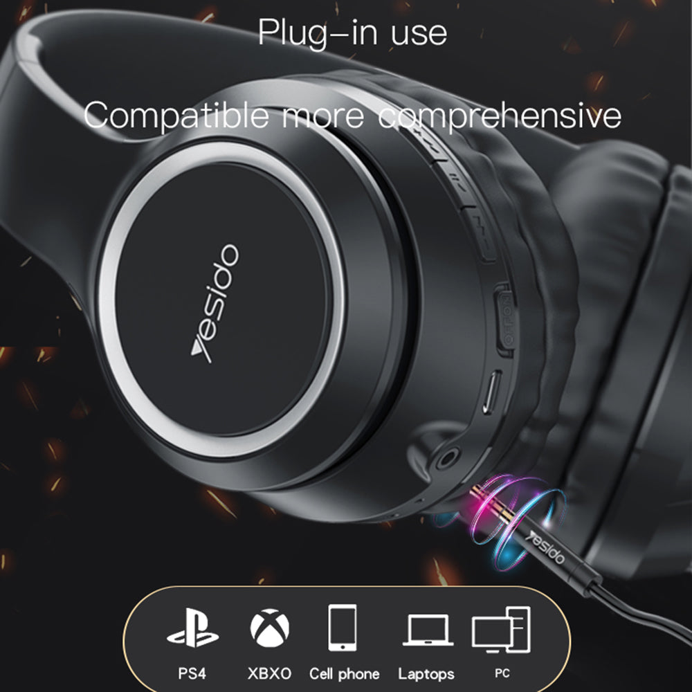 Handsfree Bluetooth Yesido EP03, A2DP, Negru