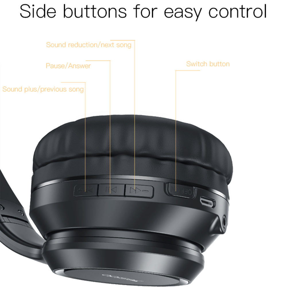 Handsfree Bluetooth Yesido EP03, A2DP, Negru