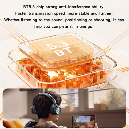 Handsfree Bluetooth Yesido EP06 Kids, A2DP, Negru