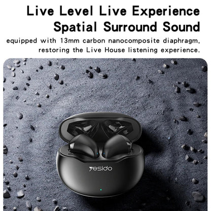 Handsfree Bluetooth Yesido TWS21, TWS, Alb