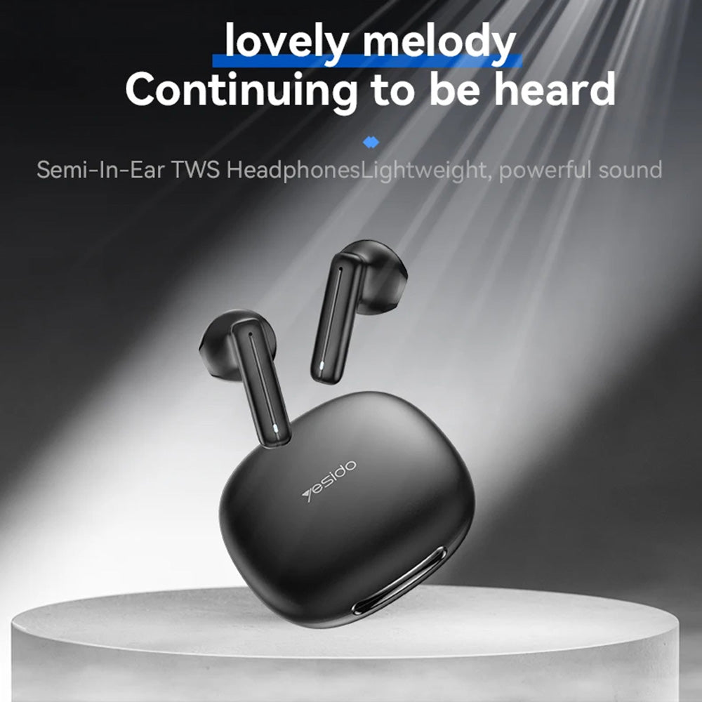 Handsfree Bluetooth Yesido TWS25, TWS, Negru