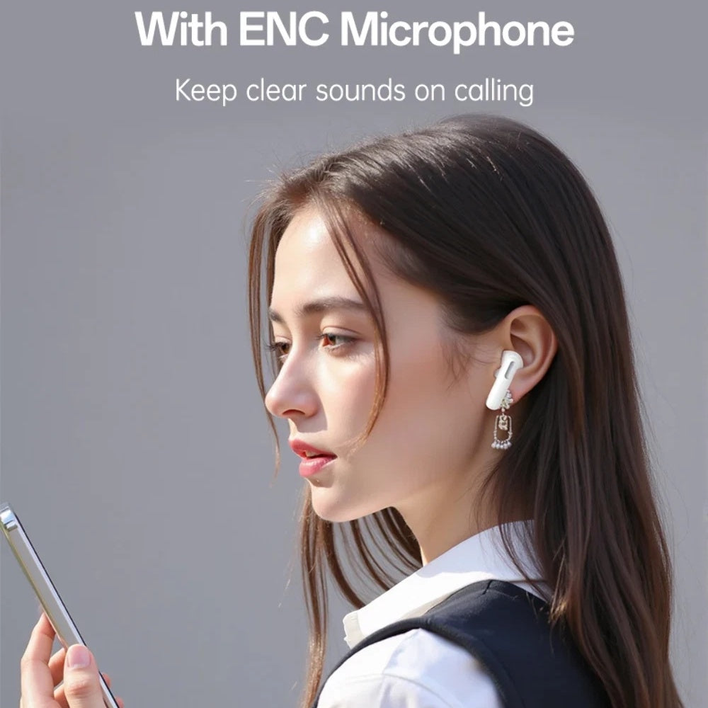 Handsfree Bluetooth Yesido TWS34, TWS, ANC, Alb