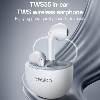 Handsfree Bluetooth Yesido TWS35, TWS, Alb