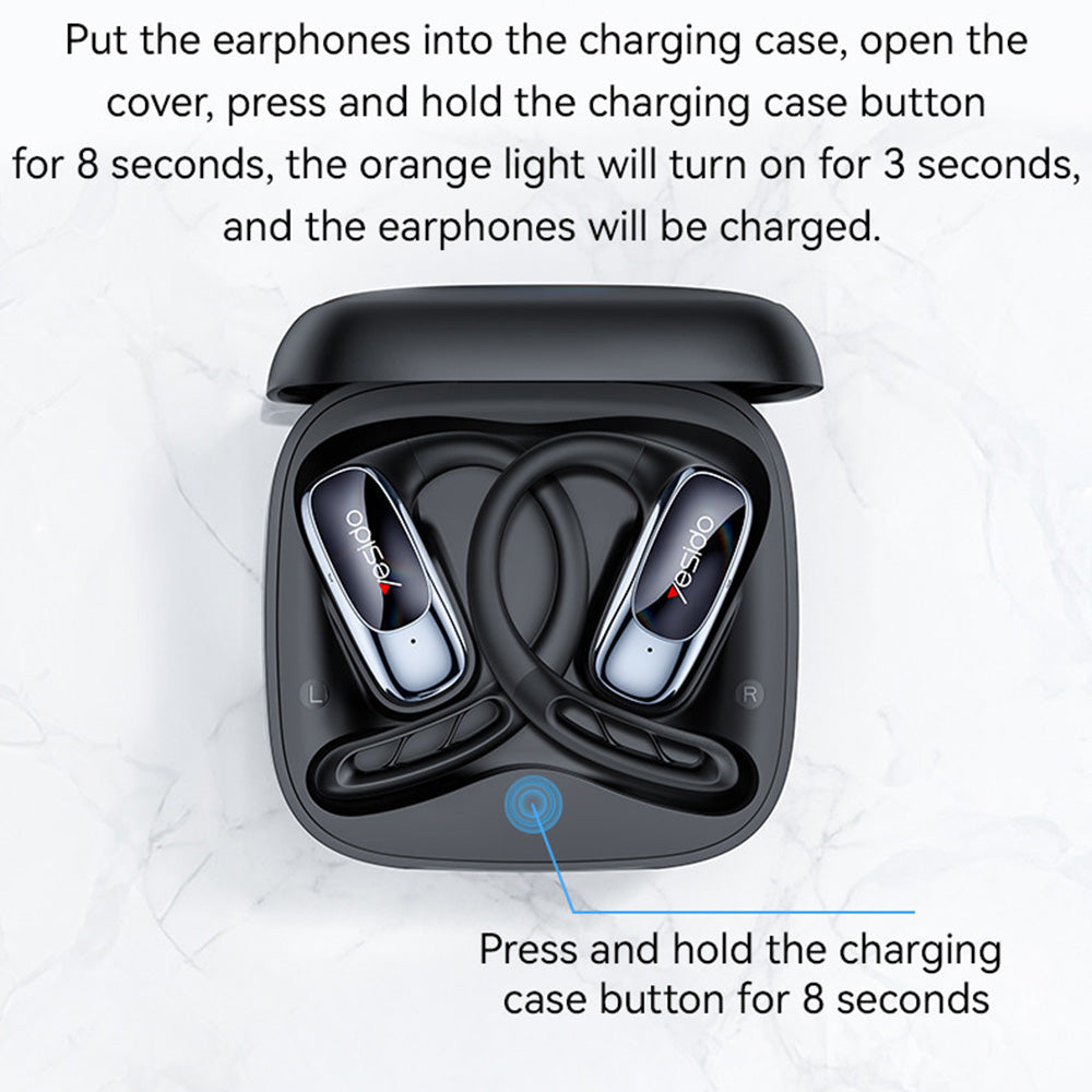 Handsfree Bluetooth Yesido YSP24, TWS, Negru