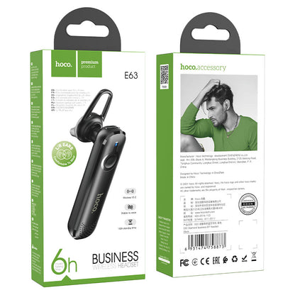 Handsfree Bluetooth HOCO E63 Diamond, A2DP, Negru
