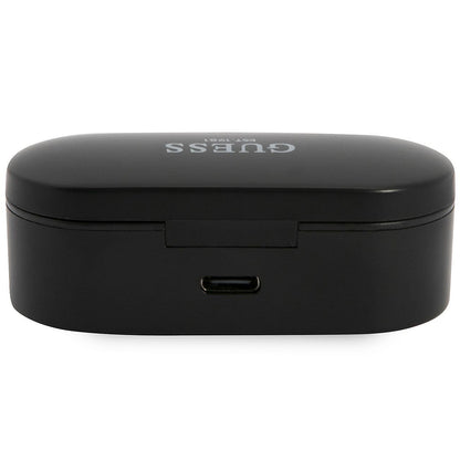 Handsfree Bluetooth Guess Classic Logo, TWS, Negru