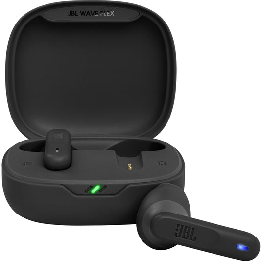 Handsfree Bluetooth JBL Wave Flex, TWS, Multipoint, Negru JBLWFLEXBLK