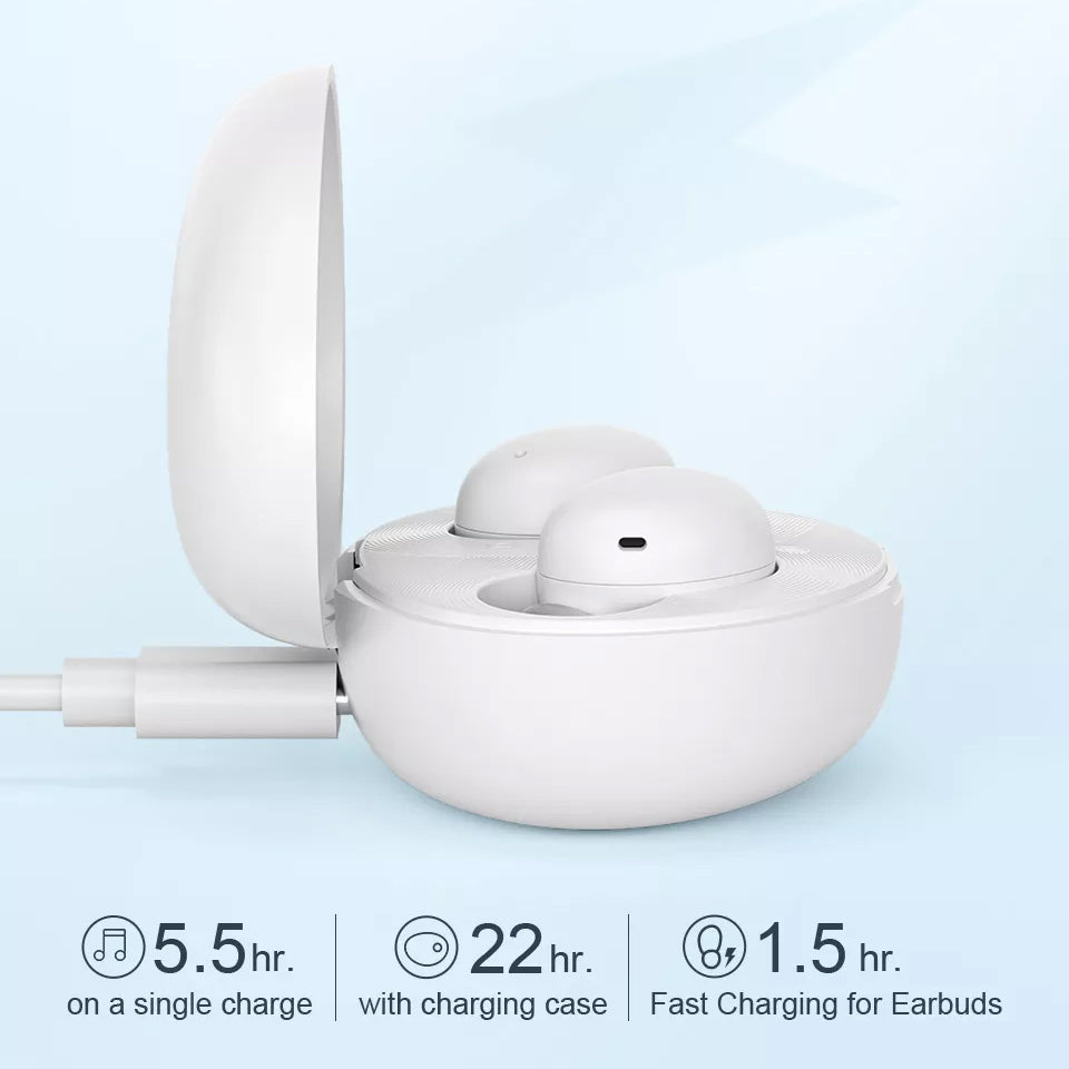 Handsfree Bluetooth QCY T16, TWS, Alb