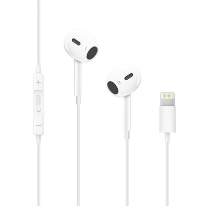 Handsfree Lightning Tech-Protect Ultraboost Core G2, Alb