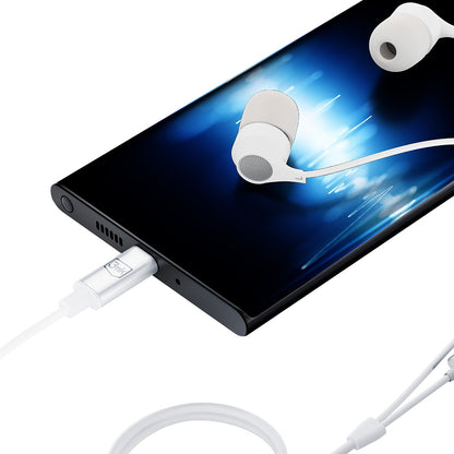 Handsfree USB-C 3MK, Alb