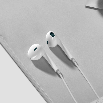 Handsfree USB-C Borofone BM100 Fuente, Alb