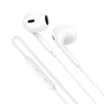 Handsfree USB-C Borofone BM100 Max Fuente, Alb