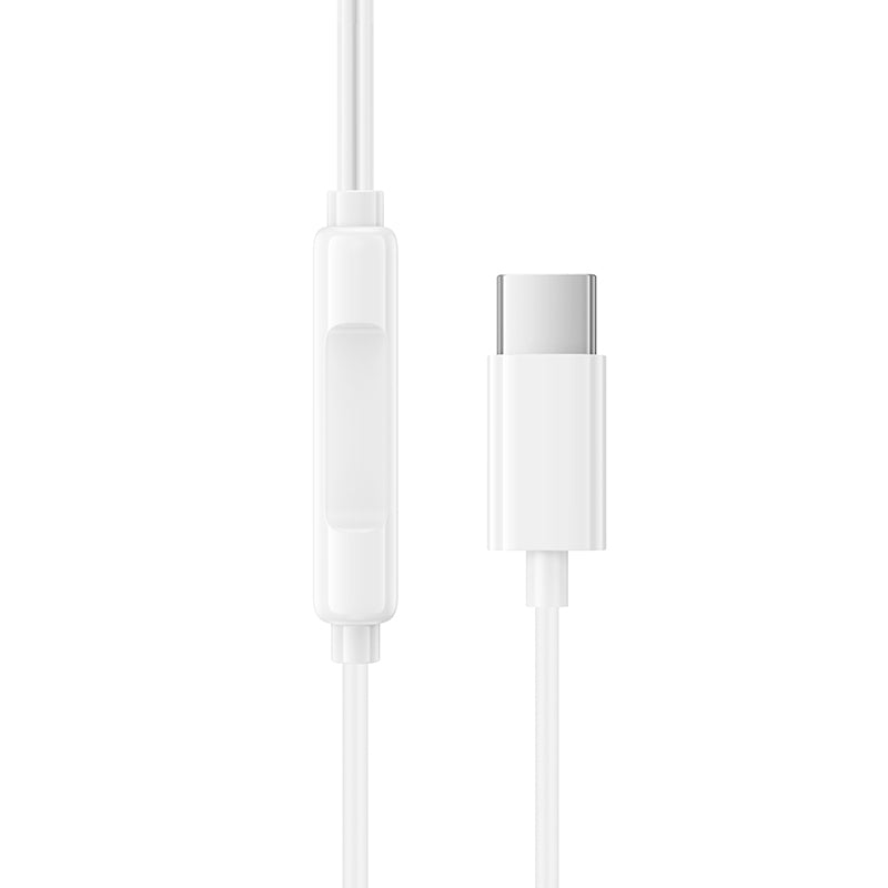 Handsfree USB-C Borofone BM100 Max Fuente, Alb