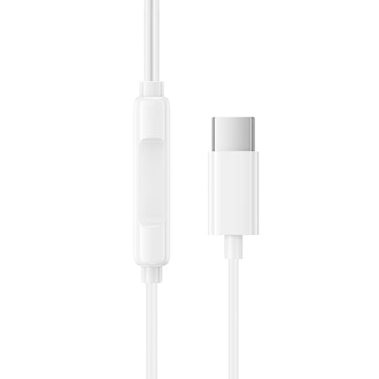 Handsfree USB-C Borofone BM100 Fuente, Alb