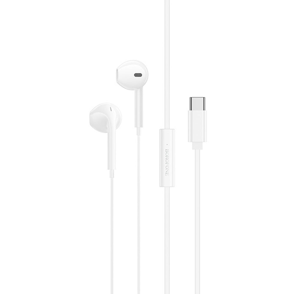 Handsfree USB-C Borofone BM99 Star, Alb