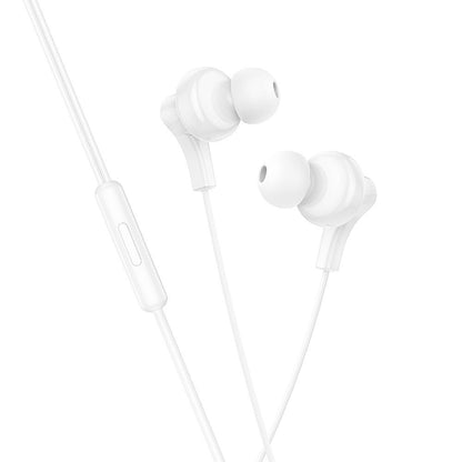 Handsfree USB-C HOCO M114, Alb