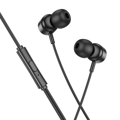 Handsfree USB-C HOCO M122, Negru