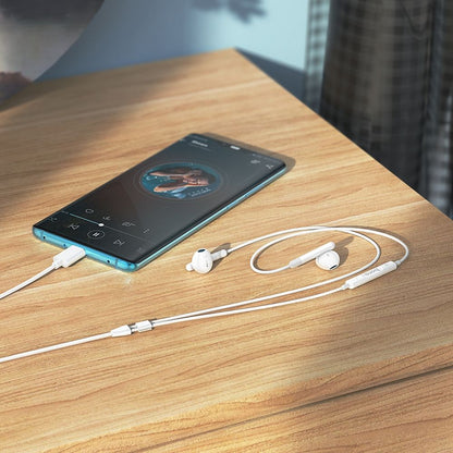 Handsfree USB-C HOCO M93, Alb