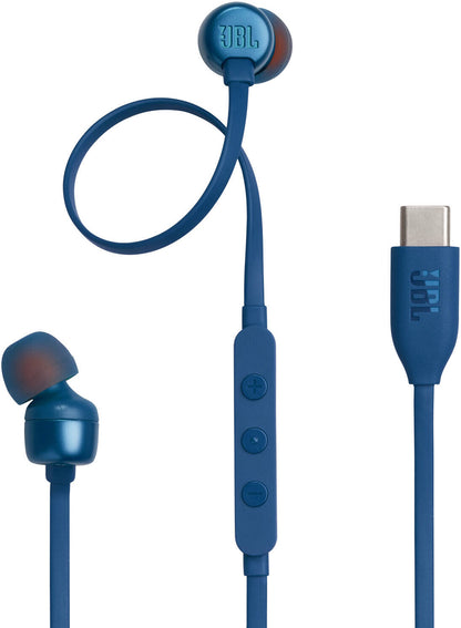 Handsfree USB-C JBL Tune 310C, Albastru JBLT310CBLU