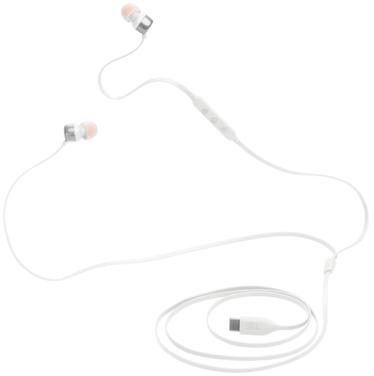 Handsfree USB-C JBL Tune 310C, Alb JBLT310CWHT