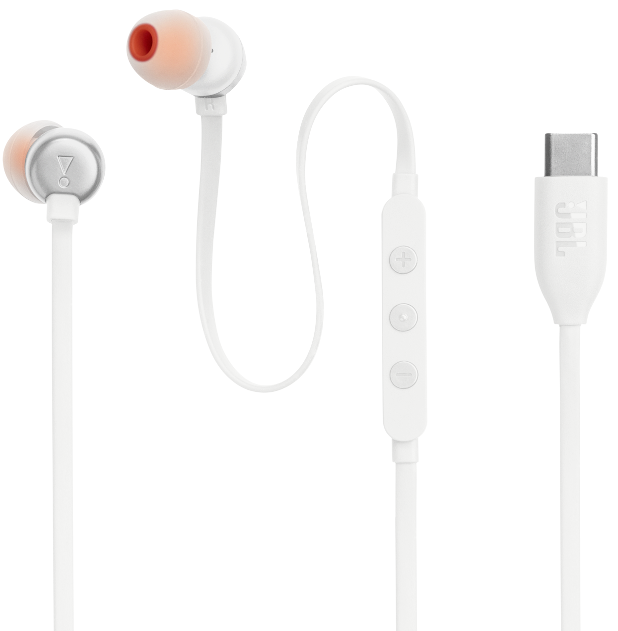 Handsfree USB-C JBL Tune 310C, Alb JBLT310CWHT