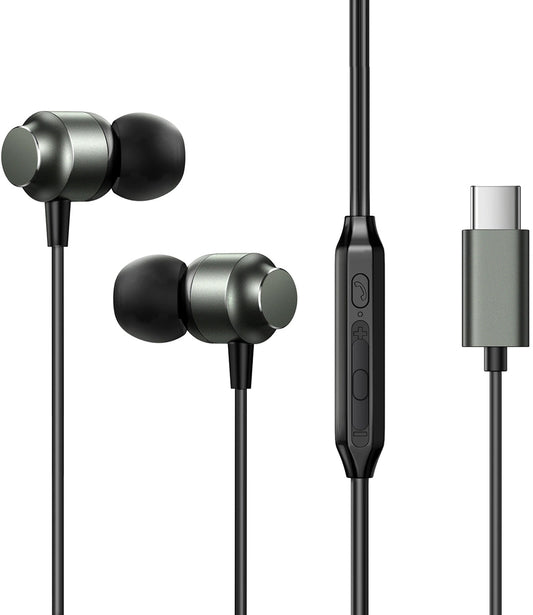 Handsfree USB-C Joyroom JR-EC06, Gri
