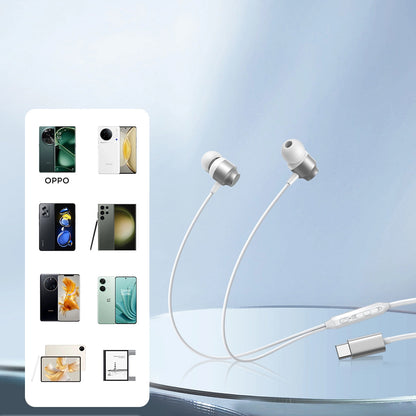Handsfree USB-C Joyroom JR-EC06, Argintiu