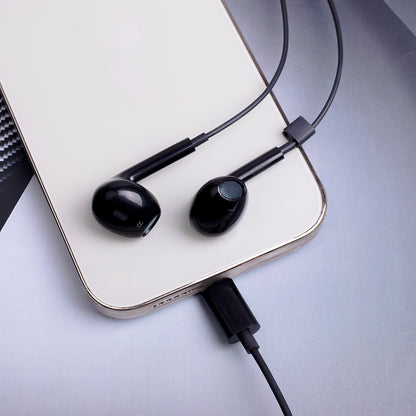 Handsfree USB-C MaXlife MXEP-04, Negru