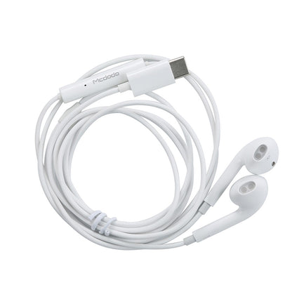 Handsfree USB-C McDodo HP-6071 Element, Alb