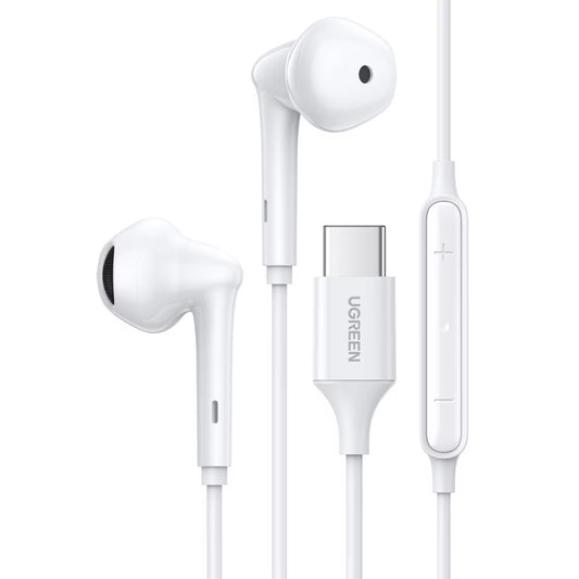 Handsfree USB-C UGREEN EP101, Alb