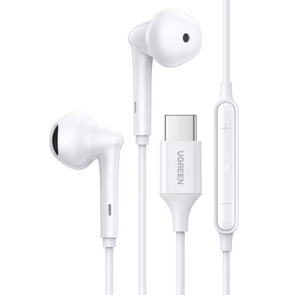 Handsfree USB-C UGREEN EP101, Alb