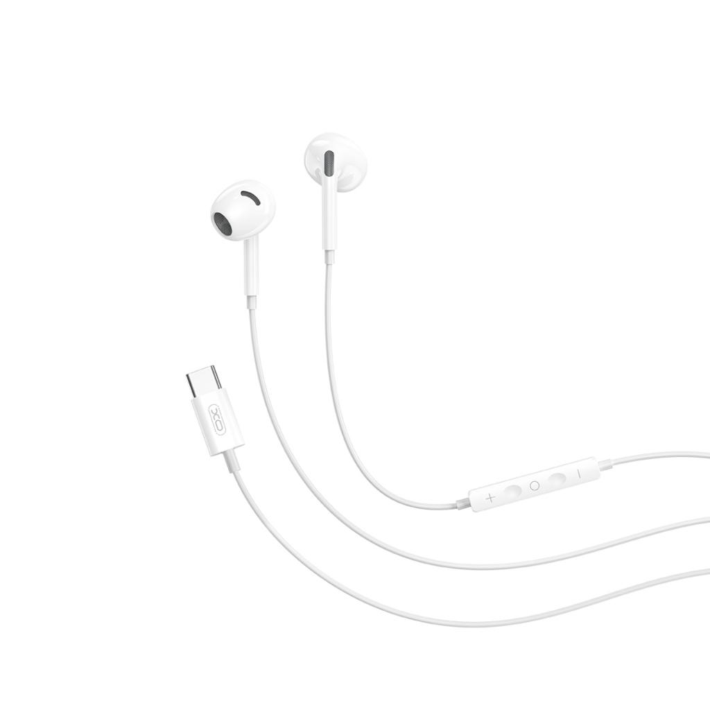 Handsfree USB-C XO Design EP78, Alb
