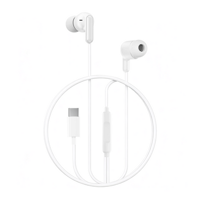 Handsfree USB-C XO Design EP84, Alb