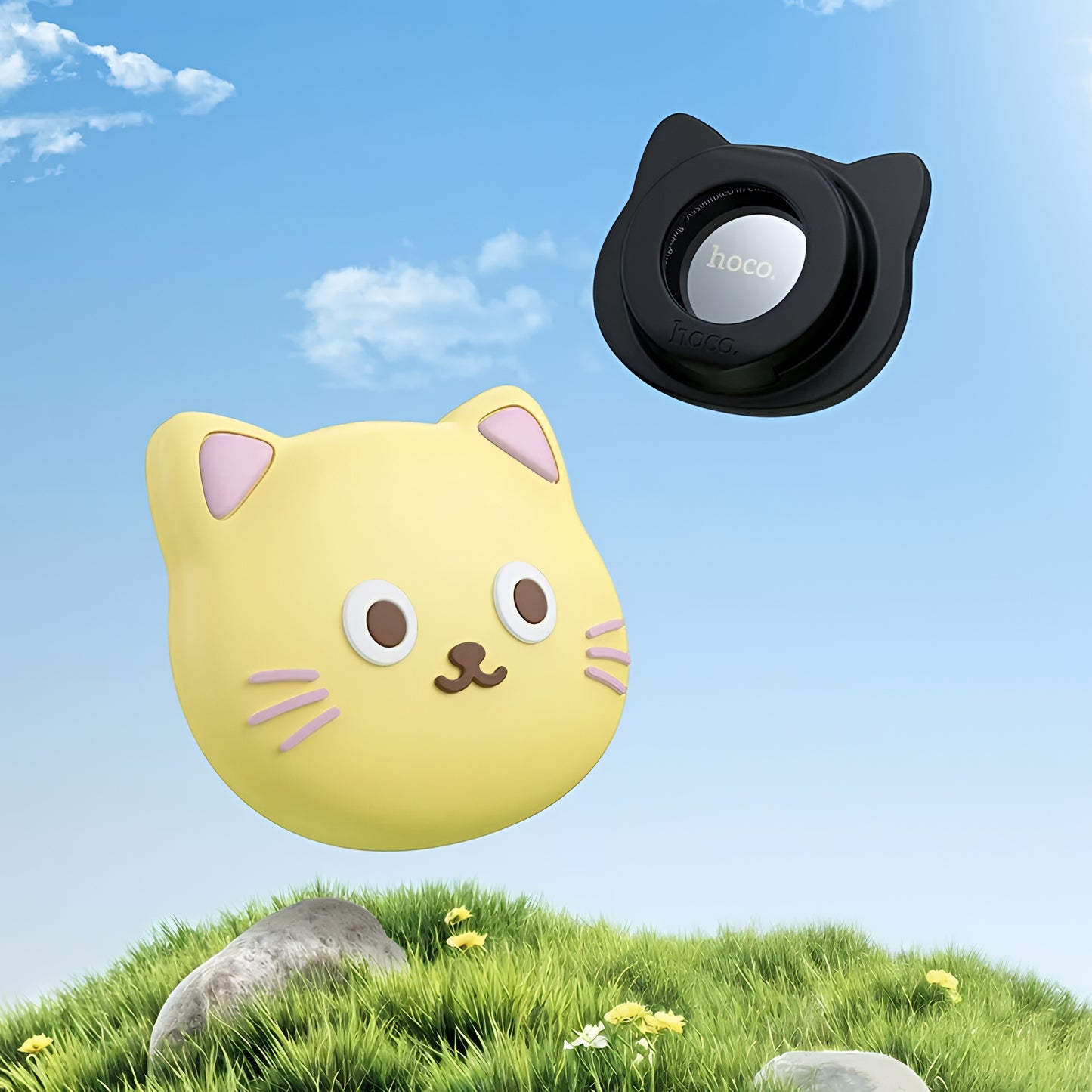 HOCO SmartTag E91D Cat pentru iOS Series, Bej