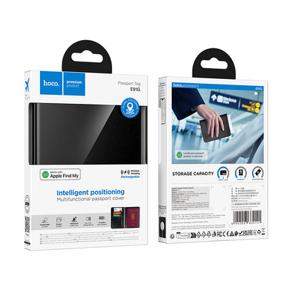 HOCO SmartTag Passport E91G pentru iOS Series, Negru