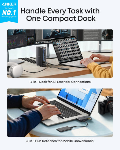 Hub Multifunctional Anker 13in1, Gri A83C3311