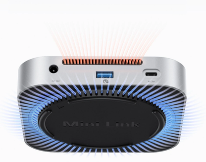 Hub Multifunctional Orico MiniLink M49P pentru Apple Mac Mini M4, 9in1, Argintiu