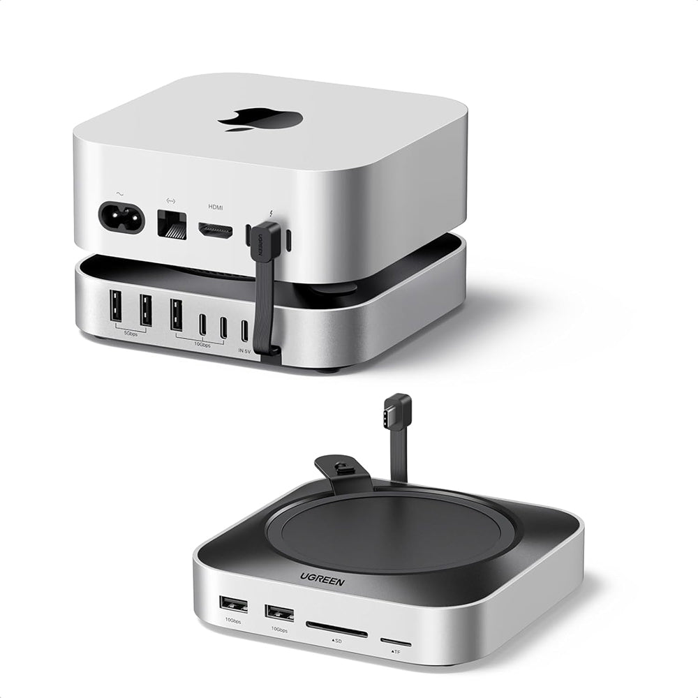 Hub Multifunctional UGREEN CM841A (95094) pentru Apple Mac Mini M4 / Pro, 10in1, Gri