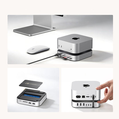 Hub Multifunctional UGREEN CM841A (95094) pentru Apple Mac Mini M4 / Pro, 10in1, Gri