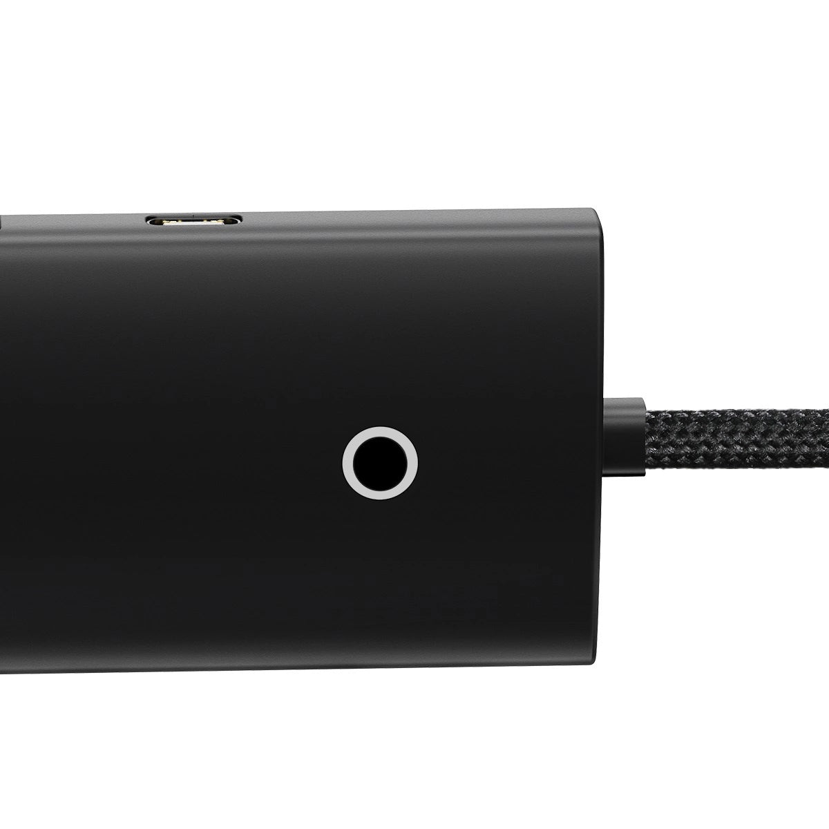 Hub USB Baseus Lite, 4 x USB-A 3.0 - 1 x USB-C, 2m, Negru WKQX030201