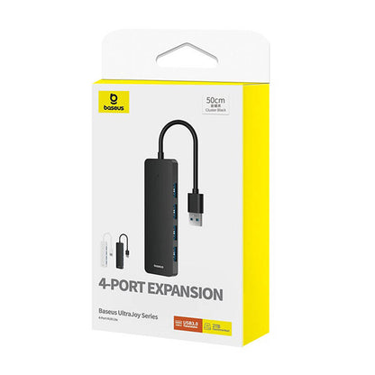 Hub USB Baseus UltraJoy, 4 x USB-A 3.0, 0.5m, Negru B0005280B111-02