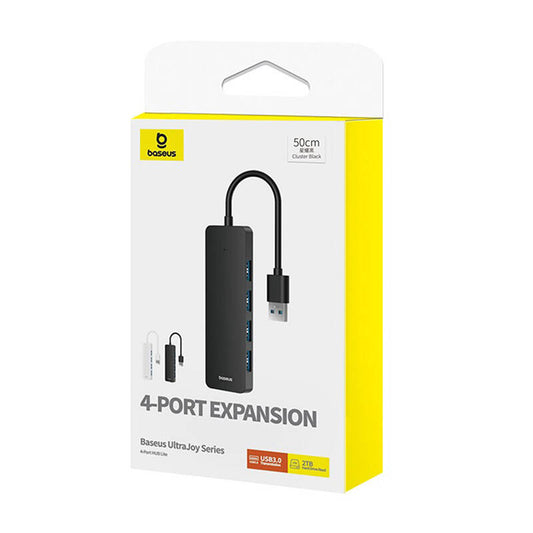 Hub USB Baseus UltraJoy, 4 x USB-A 3.0, 0.5m, Negru B0005280B111-02