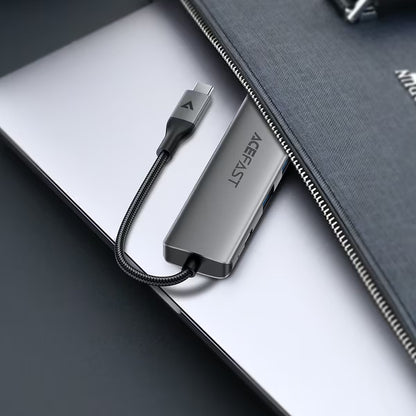 Hub USB-C Acefast J18, 6in1, Gri