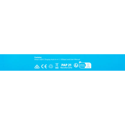 Hub USB-C Anker, 4 x USB-C, Negru A8340GA1