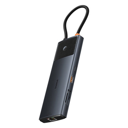 Hub USB-C Baseus Gleam II, 10in1, Negru B00061800123-00